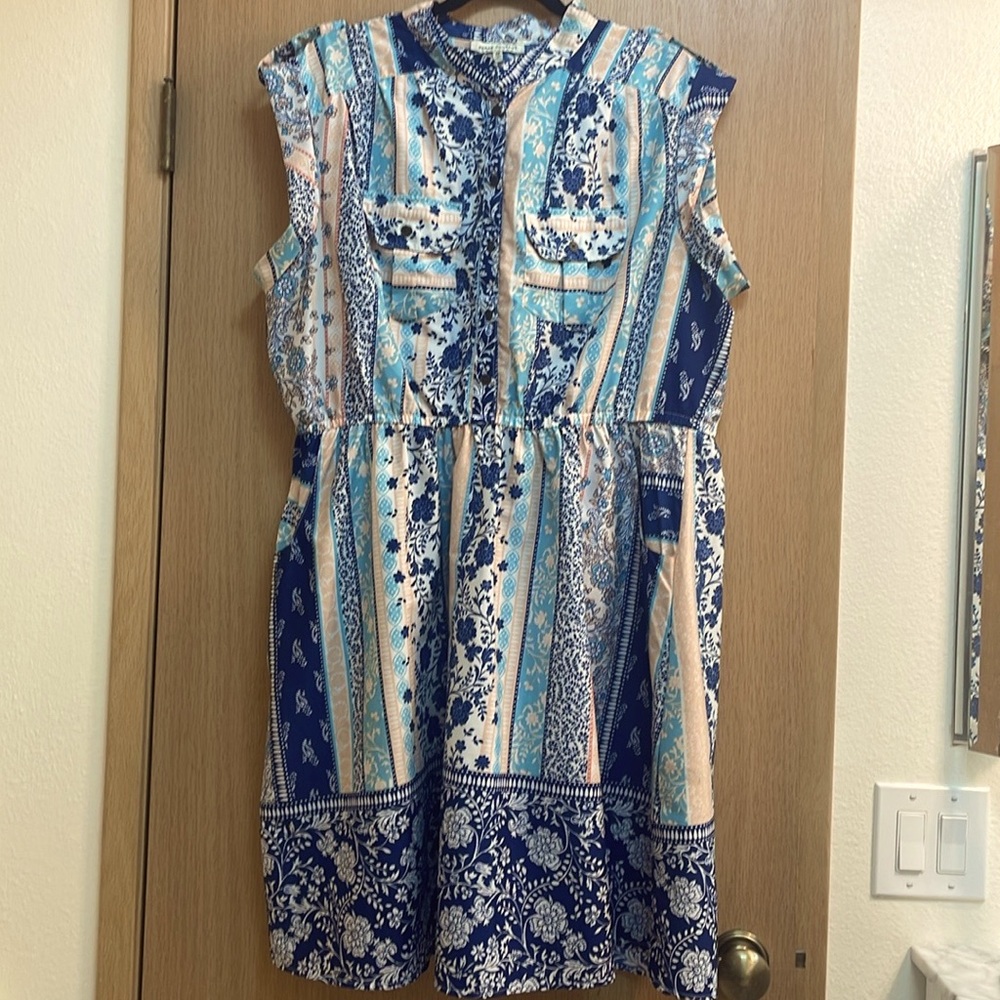 Floral Striped Dress